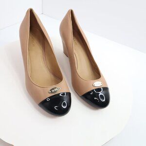 coach. brown woman shoes dress. hillies size us 8B